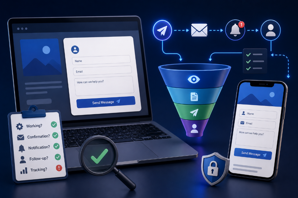 Diagnosing why a contact form isn't generating leads and how to fix it