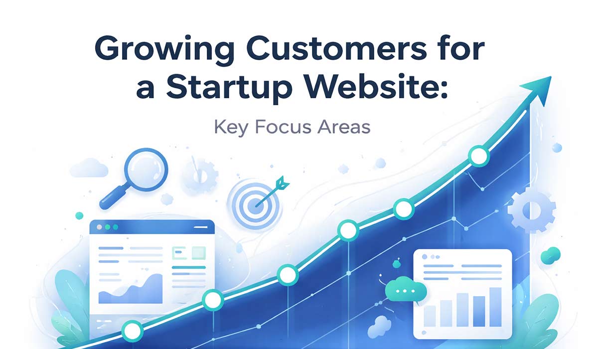 Growing Customers for a Startup Website