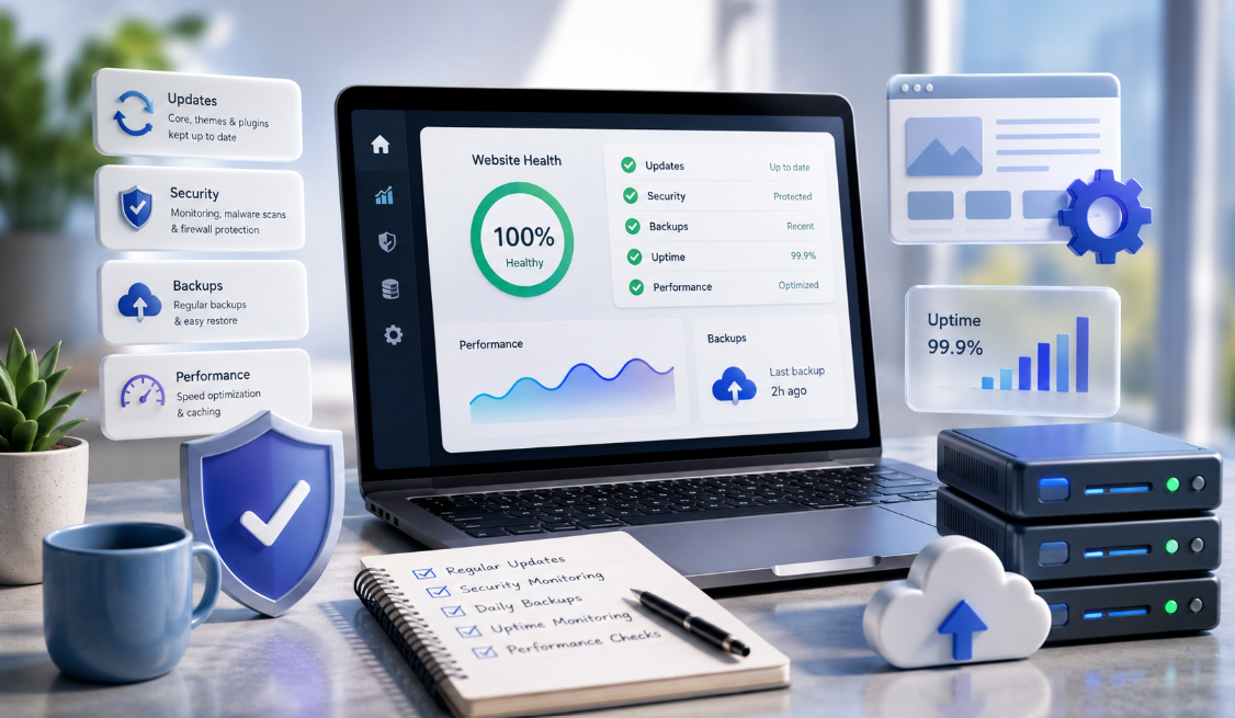 Digital marketing and website maintenance tools for Australian small business