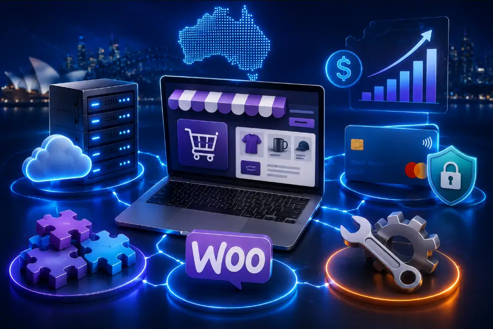 An Australian small business owner reviewing the build and monthly running costs of a WooCommerce online store