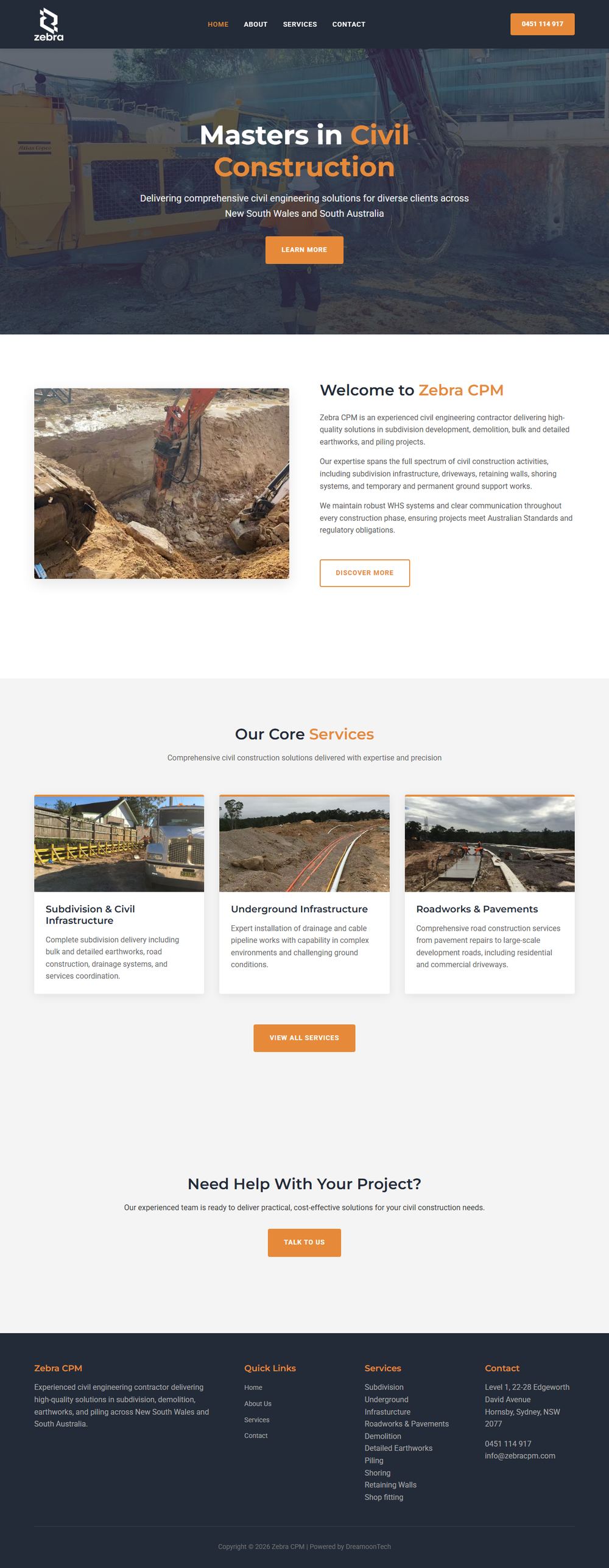 Zebra CPM full page screenshot preview